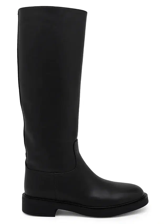 Gianvito Rossi Women's Ascott Leather Knee-High Boots - Black