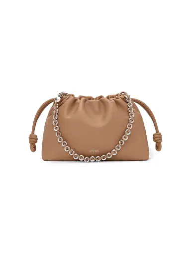 Loewe Women's Medium Flamenco Chain Leather Purse | Thumbnail 1 Loewe Women's Medium Flamenco Chain Leather Purse | Thumbnail 1