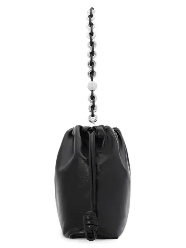 Loewe Women's Large Flamenco Leather Shoulder Bag - Black | Thumbnail 6 Loewe Women's Large Flamenco Leather Shoulder Bag - Black | Thumbnail 6