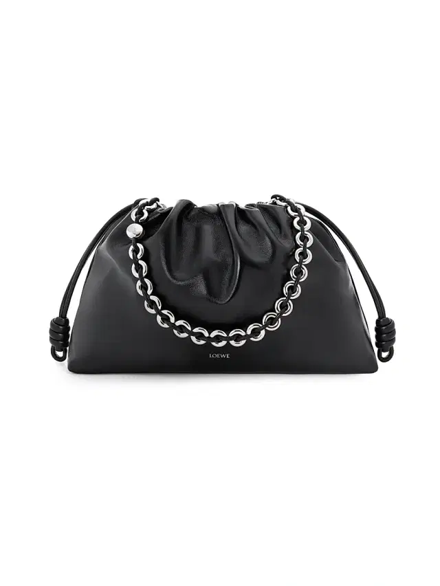 LOEWE Women's  Flamenco Leather Shoulder Bag - Black