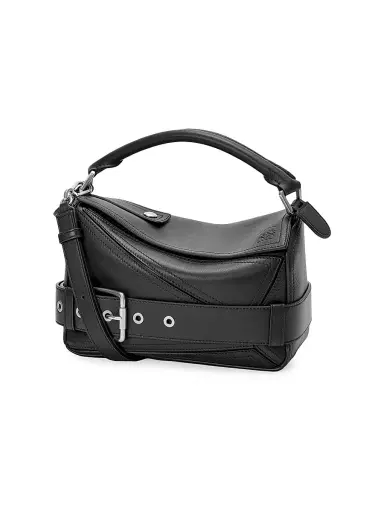 Loewe Women's Puzzle Biker Leather Top Handle Bag | Thumbnail 4 Loewe Women's Puzzle Biker Leather Top Handle Bag | Thumbnail 4