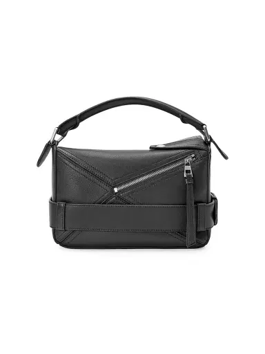 Loewe Women's Puzzle Biker Leather Top Handle Bag | Thumbnail 6 Loewe Women's Puzzle Biker Leather Top Handle Bag | Thumbnail 6