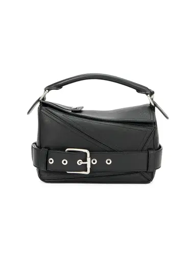 Loewe Women's Puzzle Biker Leather Top Handle Bag | Thumbnail 1 Loewe Women's Puzzle Biker Leather Top Handle Bag | Thumbnail 1