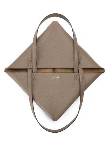 Loewe Women's Puzzle Fold Grained Leather Tote Bag - Taupe | Thumbnail 7 Loewe Women's Puzzle Fold Grained Leather Tote Bag - Taupe | Thumbnail 7