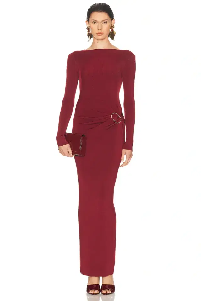 Roland Mouret Buckle Maxi Dress