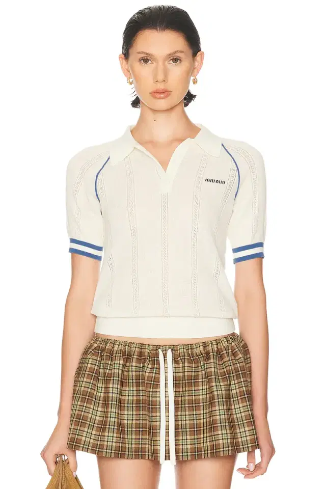 Miu Miu Short Sleeve Sweater