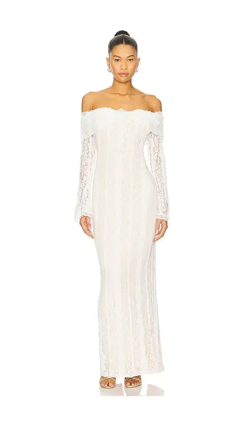 MORE TO COME Annabelle Off Shoulder Maxi