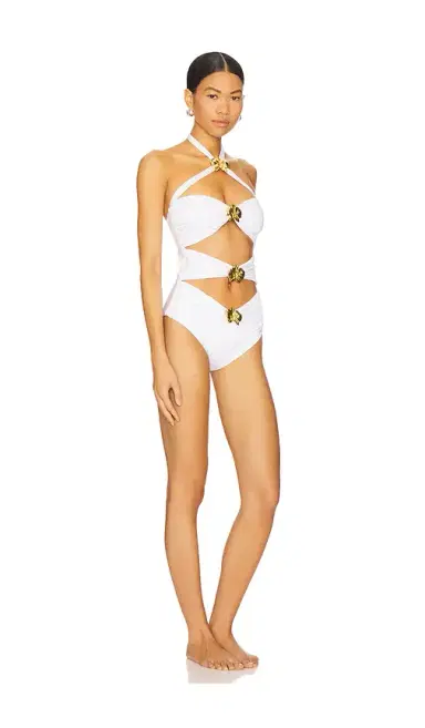 CIN CIN Diamond Orchid Cut Out One Piece Swimsuit | Thumbnail 2 CIN CIN Diamond Orchid Cut Out One Piece Swimsuit | Thumbnail 2