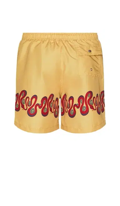 Bather Ochre Dizzy Boa Swim Trunks | Thumbnail 2