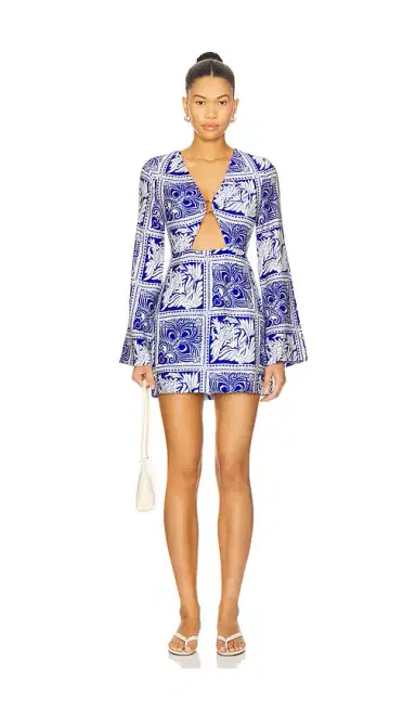 SEVEN WONDERS Elka Sleeved Mini Dress | Thumbnail 1