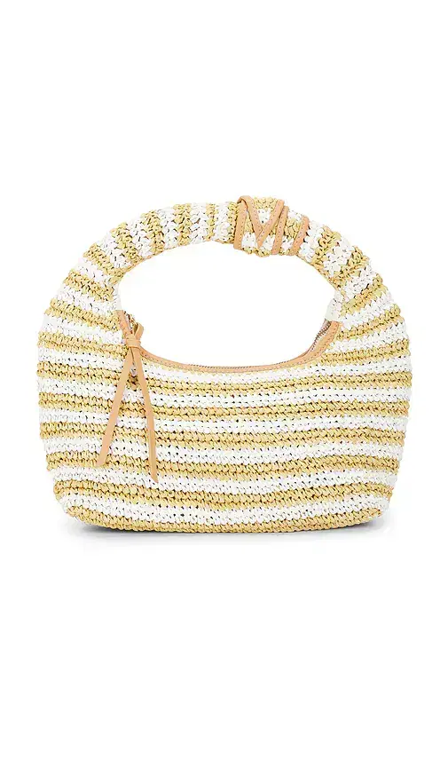 BTB Los Angeles Maeve Striped Hobo Bag