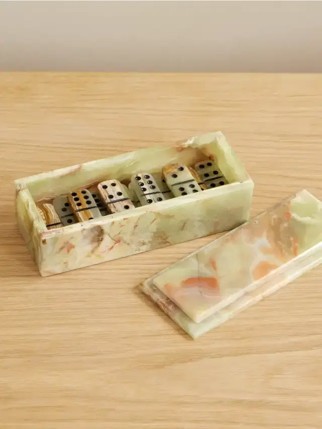 JIA JIA HOME Onyx Domino Set