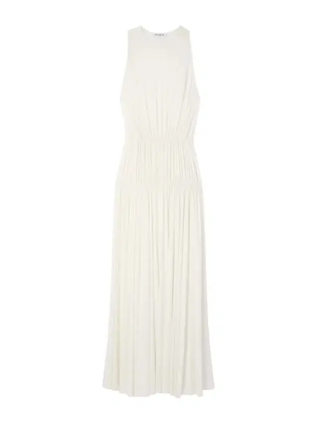 Alaïa Gathered Jersey Maxi Dress