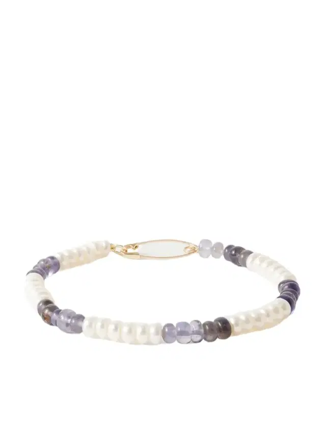 14-karat Gold, Iolite And Pearl Bracelet