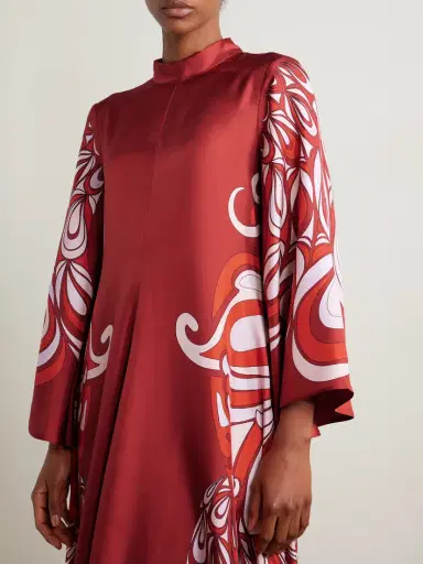 La DoubleJ Icon Magnifico Printed Silk-twill Maxi Dress | Thumbnail 6 La DoubleJ Icon Magnifico Printed Silk-twill Maxi Dress | Thumbnail 6