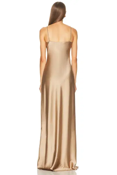 ÉTERNE Mila Silk Maxi Dress | Thumbnail 3
