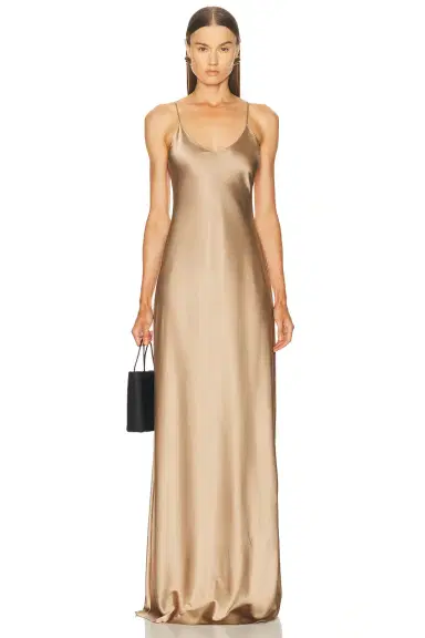 ÉTERNE Mila Silk Maxi Dress | Thumbnail 1