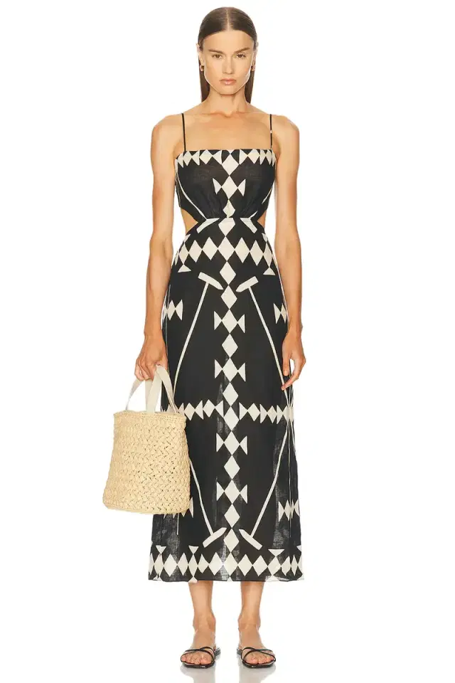 Johanna Ortiz Tactile Winds Ankle Dress