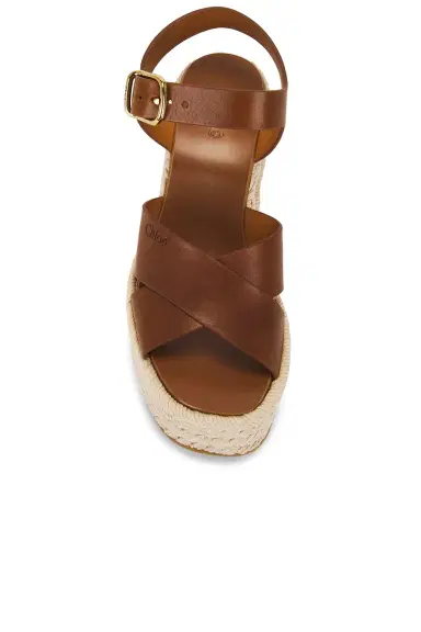 Chloé Isla Wedge Sandal | Thumbnail 4 Chloé Isla Wedge Sandal | Thumbnail 4