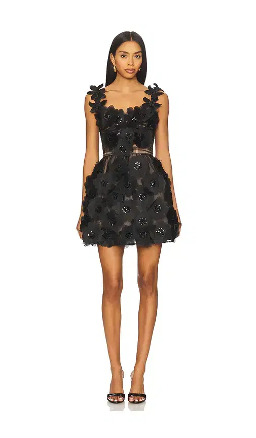 Bronx Banco Rosalie Noir Mini Dress