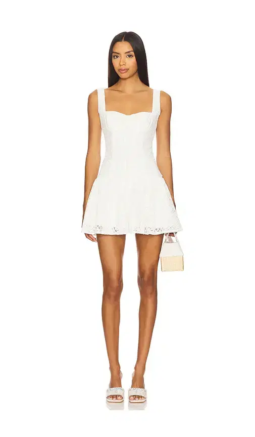 For Love & Lemons Daisy Lace Mini Dress