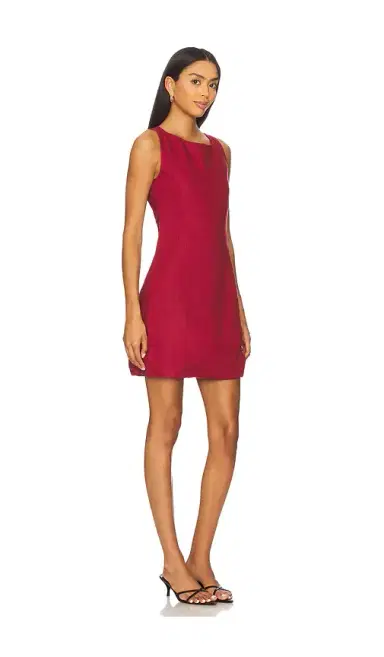 AEXAE x REVOLVE Boat Neck Low Back Mini Dress | Thumbnail 2