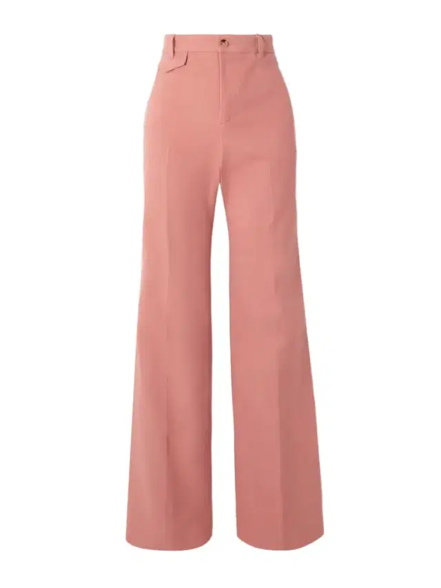 Organic Cotton-canvas Wide-leg Trousers