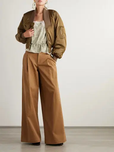 Chloé Cropped Shell Bomber Jacket | Thumbnail 2