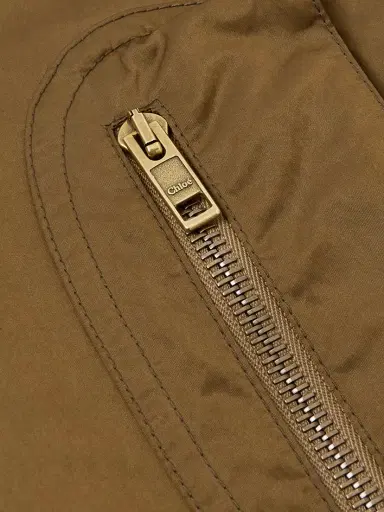 Chloé Cropped Shell Bomber Jacket | Thumbnail 5
