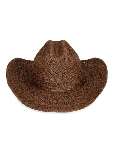 Lack of color Women's X Phoenix Woven Paper Cowboy Hat - Carob - Size Large | Thumbnail 4 Lack of color Women's X Phoenix Woven Paper Cowboy Hat - Carob - Size Large | Thumbnail 4
