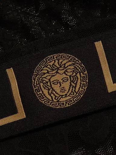 Versace Women's Perizoma Greca Jacquard Thong - Black - Size XL | Thumbnail 6 Versace Women's Perizoma Greca Jacquard Thong - Black - Size XL | Thumbnail 6