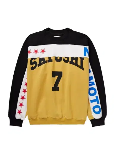 Satoshi Nakamoto Panelled Printed Cotton-Jersey Sweatshirt - Men | Thumbnail 1 Satoshi Nakamoto Panelled Printed Cotton-Jersey Sweatshirt - Men | Thumbnail 1