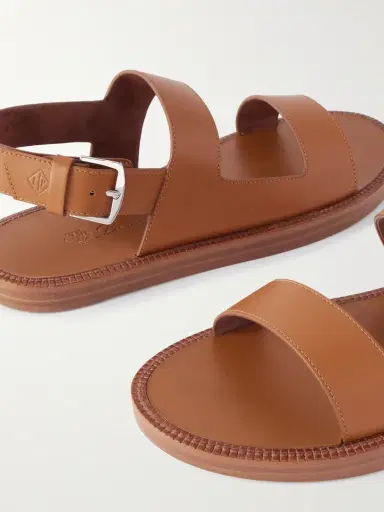 Loro Piana Leather Sandals - Men | Thumbnail 4 Loro Piana Leather Sandals - Men | Thumbnail 4
