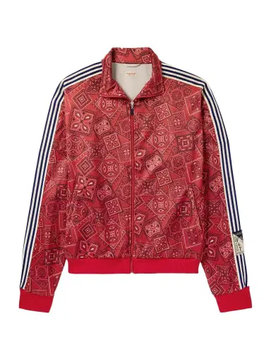 KAPITAL Cookie Bandana-Print Striped Shell Track Jacket - Men | Thumbnail 1