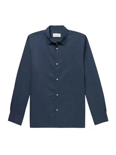 OFFICINE GÉNÉRALE Garment-Dyed Cotton-Poplin Shirt - Men | Thumbnail 1 OFFICINE GÉNÉRALE Garment-Dyed Cotton-Poplin Shirt - Men | Thumbnail 1