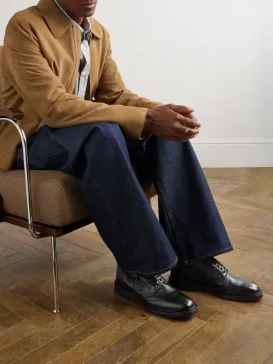 Officine Creative Hopkins 203 Flexi Full-Grain Deerskin Boots - Men | Thumbnail 2 Officine Creative Hopkins 203 Flexi Full-Grain Deerskin Boots - Men | Thumbnail 2