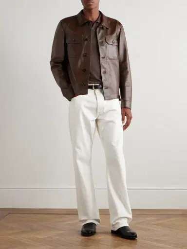 Tom Ford Leather Jacket - Men | Thumbnail 2 Tom Ford Leather Jacket - Men | Thumbnail 2