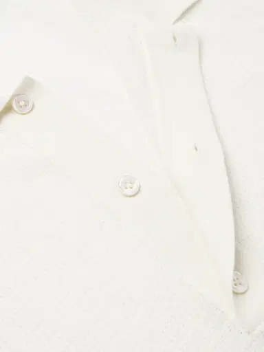 Tom Ford Slim-Fit Waffle-Knit Wool Polo Shirt - Men | Thumbnail 5 Tom Ford Slim-Fit Waffle-Knit Wool Polo Shirt - Men | Thumbnail 5