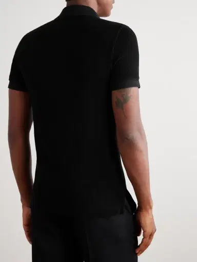 Tom Ford Slim-Fit Cotton-Blend Terry Polo Shirt - Men | Thumbnail 3