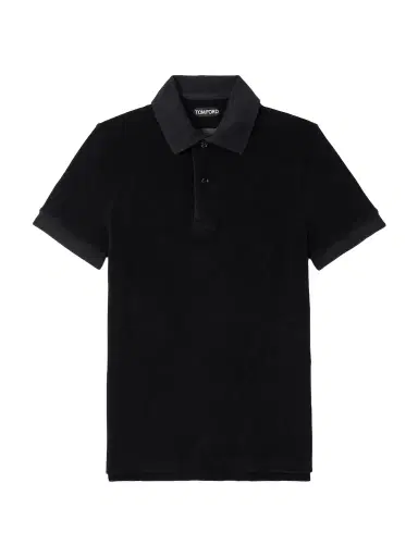Tom Ford Slim-Fit Cotton-Blend Terry Polo Shirt - Men | Thumbnail 1