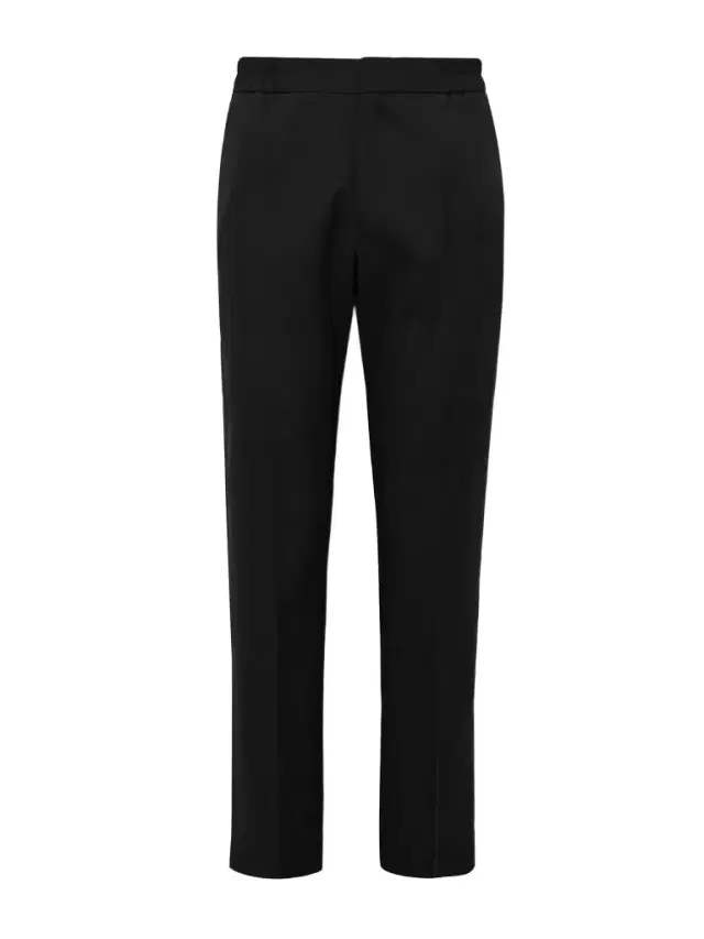 Slim-Fit Straight-Leg Wool Trousers - Men