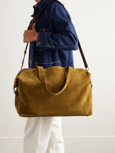 Métier Nomad Suede Weekend Bag - Men | Thumbnail 2 Métier Nomad Suede Weekend Bag - Men | Thumbnail 2