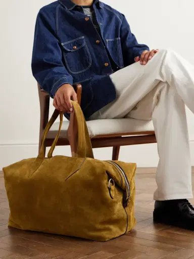 Métier Nomad Suede Weekend Bag - Men | Thumbnail 6 Métier Nomad Suede Weekend Bag - Men | Thumbnail 6