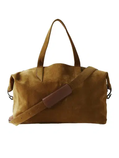 Métier Nomad Suede Weekend Bag - Men | Thumbnail 1 Métier Nomad Suede Weekend Bag - Men | Thumbnail 1
