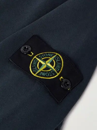 Stone Island Logo-Appliquèd Garment-Dyed Organic Cotton-Jersey Sweatshirt - Men | Thumbnail 5 Stone Island Logo-Appliquèd Garment-Dyed Organic Cotton-Jersey Sweatshirt - Men | Thumbnail 5