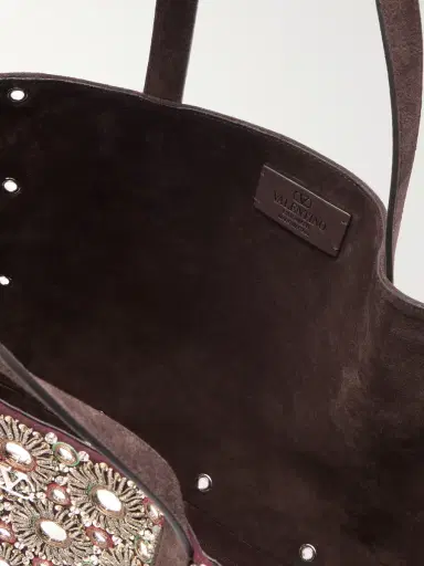 Valentino Garavani Nellcôte Embelished Suede Tote Bag - Men | Thumbnail 5 Valentino Garavani Nellcôte Embelished Suede Tote Bag - Men | Thumbnail 5