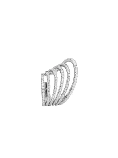 Wish Fine Jewelry 0.80ct Diamond 18K Gold Multi Row Ear Cuff | Thumbnail 2 Wish Fine Jewelry 0.80ct Diamond 18K Gold Multi Row Ear Cuff | Thumbnail 2