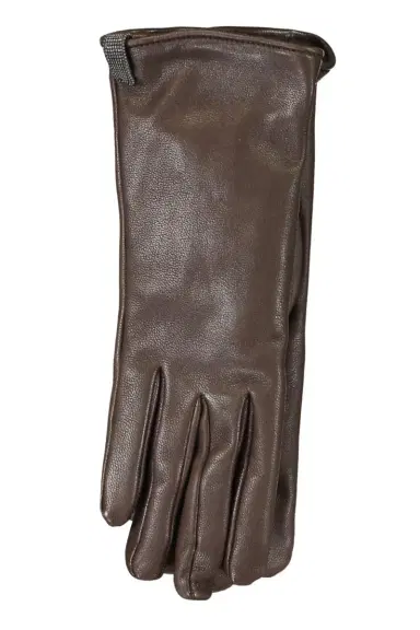 Brunello Cucinelli Shiny Biker Gloves | Thumbnail 1
