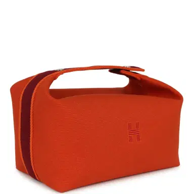 HERMÈS Hermes Bride A Brac GM Feu Canvas Palladium Hardware | Thumbnail 2 HERMÈS Hermes Bride A Brac GM Feu Canvas Palladium Hardware | Thumbnail 2