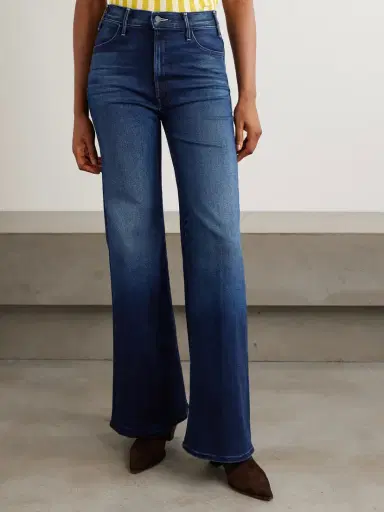 Mother The Hustler Roller Sneak High-rise Wide-leg Jeans | Thumbnail 3 Mother The Hustler Roller Sneak High-rise Wide-leg Jeans | Thumbnail 3